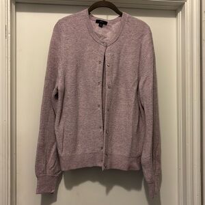Purple XL J. Crew Cardigan